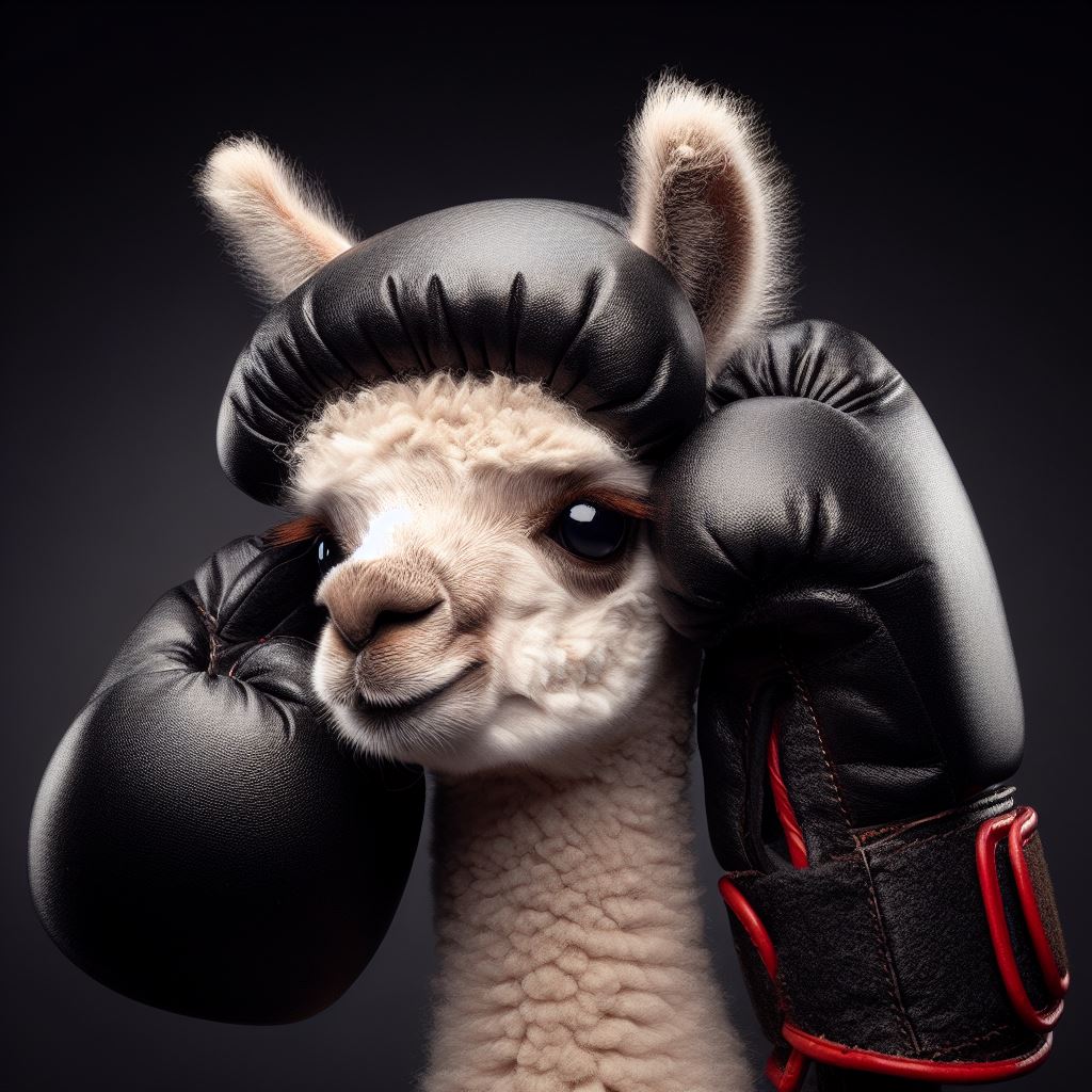 llama boxing